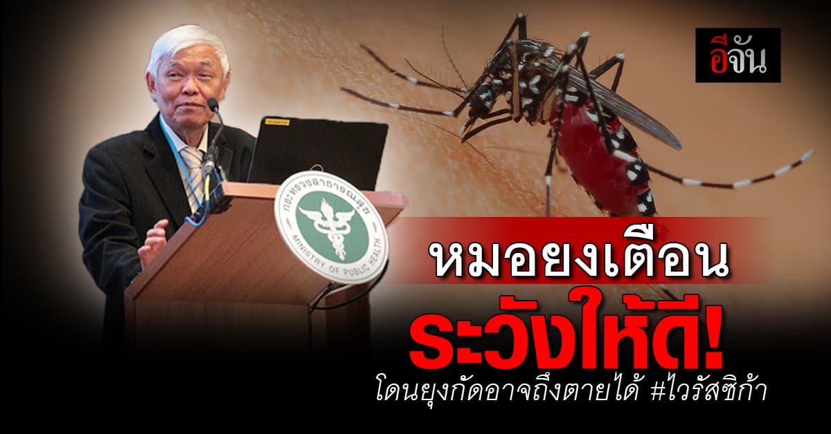 หมอยง เตือน ไวรัสซิก้า ระบาด โดยเฉพาะ กทม. ระวังยุงให้ดี