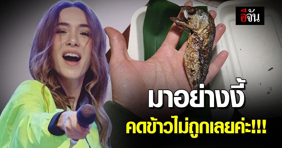 ปาล์มมี่ โอด คดข้าวไม่ถูก หลังได้ปลาทูมาแบบนี้ แฟนคลับแห่เมนต์แซว