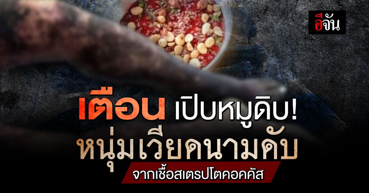 เปิบหมูดิบ ฉลองปีใหม่ หนุ่มเวียดนามเสียชีวิต จากเชื้อสเตรปโตคอคคัส