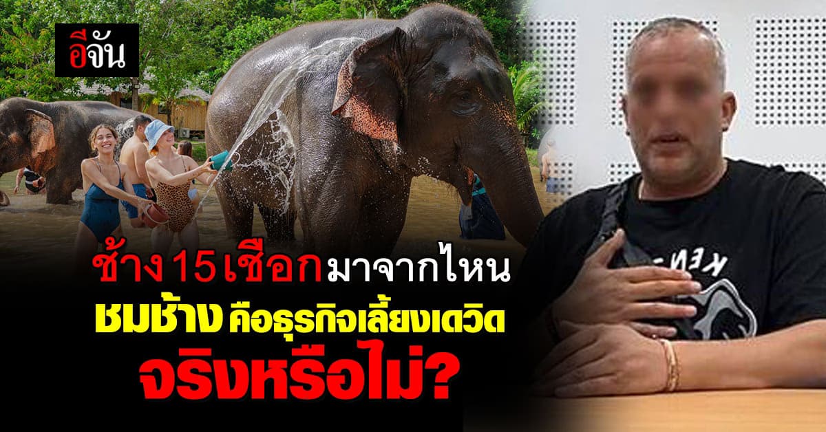 ช้าง 15 เชือกในปางช้าง ของนายเดวิด ถูกกฎหมายหรือไม่?