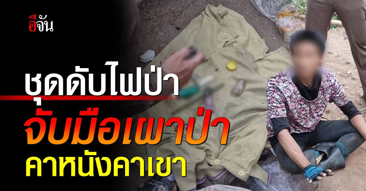 ตามรวบถึงบ้าน ! มือเผาป่า จับได้คาหนังคาเขา : เชียงใหม่