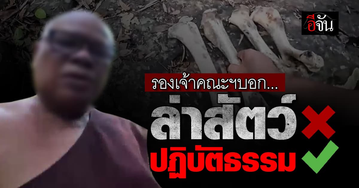 รองเจ้าคณะฯตอบแล้ว เข้าป่าภูเขียว ไปปฏิบัติธรรม ไม่ได้ไปล่าสัตว์