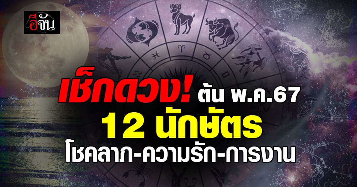 เปิดคำทำนาย 12 นักษัตร ประจำสัปดาห์ 1– 7 พ.ค.67