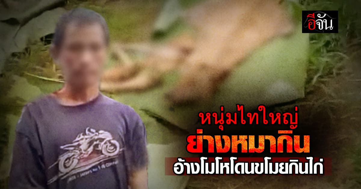 อึ้ง! หนุ่มไทใหญ่ก่อเหตุ ยิงหมาแล้วนำไปย่างกิน