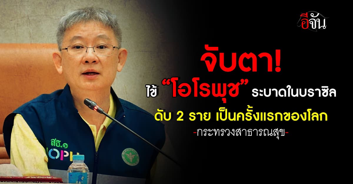 จับตา! ไข้ “โอโรพุช” ระบาดในบราซิล ดับ 2 ราย เป็นครั้งแรกของโลก