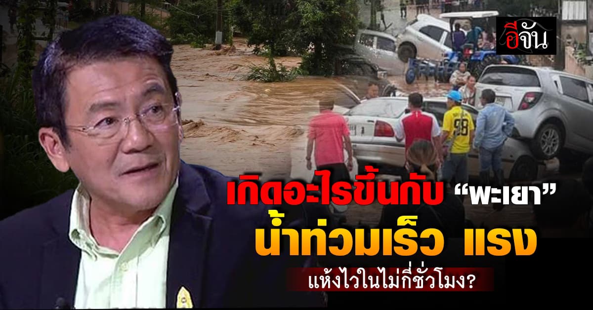 ดร.เสรี ตั้งคำถาม น้ำป่าถล่มพะเยา หน่วยงานรัฐได้แจ้งเตือนหรือไม่?