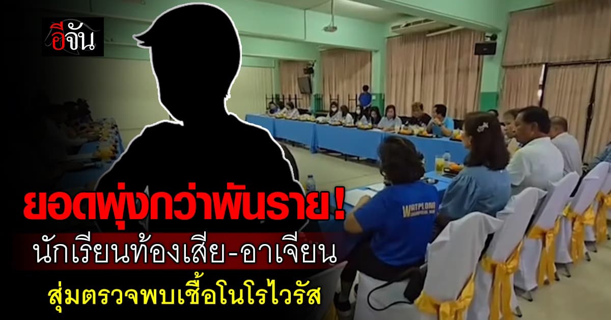 น่าเป็นห่วง! ยอดนักเรียน ท้องเสีย-อาเจียน พุ่งขึ้นรวม 1,057 รายแล้ว 