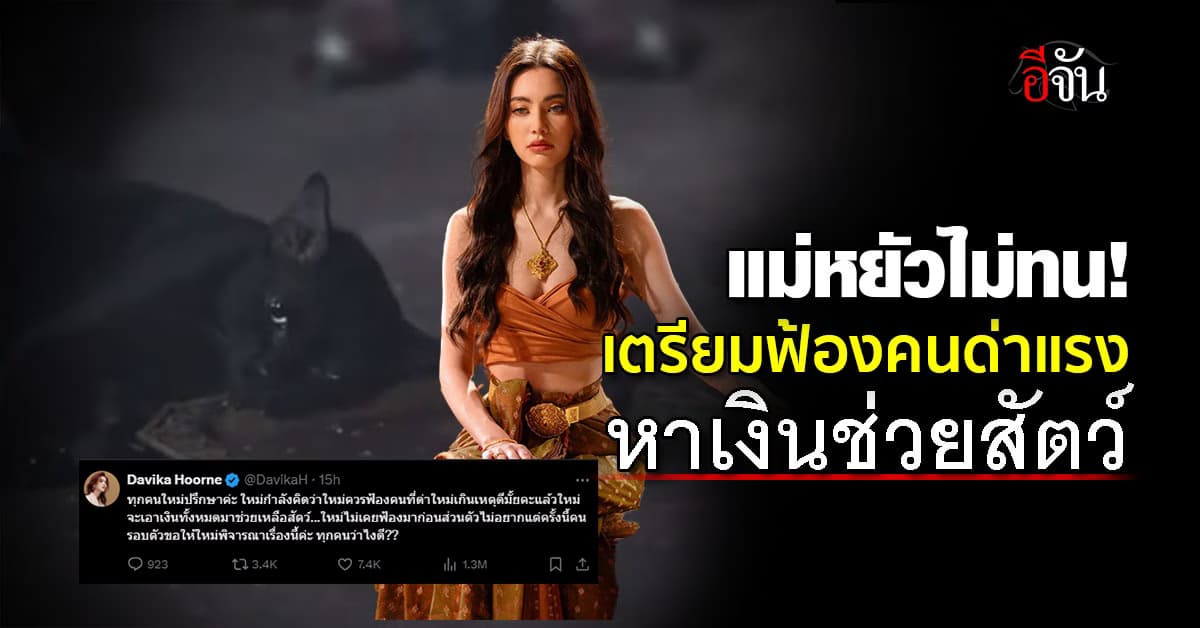 แม่หยัว โต้กลับ เตรียมฟ้องคนด่าแรง ปมดราม่า วางยาสลบแมว