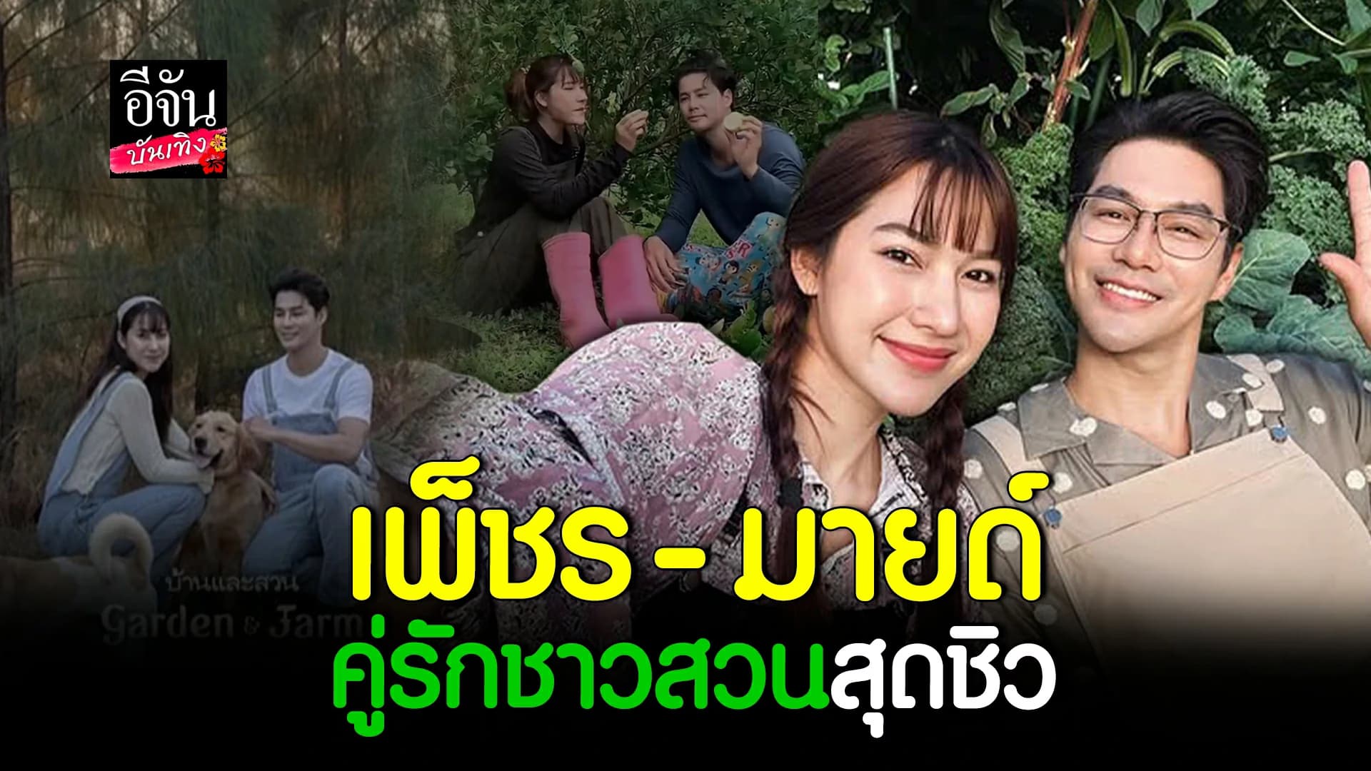 🎬คลิปบันเทิง : คู่รักชาวสวน! เพ็ชร ฐกฤต ชวน มายด์ ฑาริกา ใช้ชีวิตเรียบง่าย