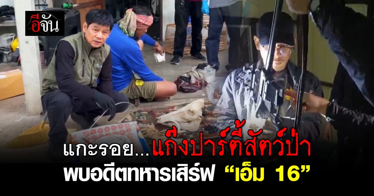 แกะรอยขบวนการใหญ่ “แก๊งปาร์ตี้สัตว์ป่า” แก่งกระจาน