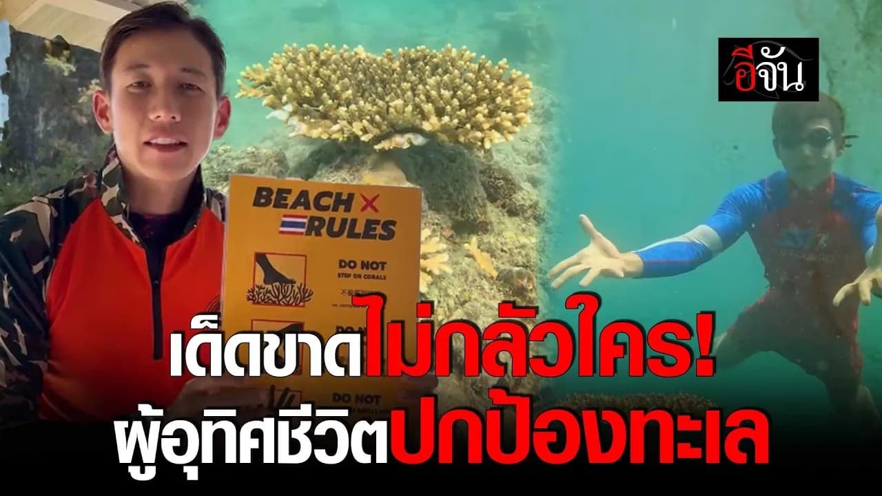 🎬 เด็ดขาดไม่กลัวใคร! ทราย สก๊อต ผู้อุทิศชีวิต ปกป้องทะเล