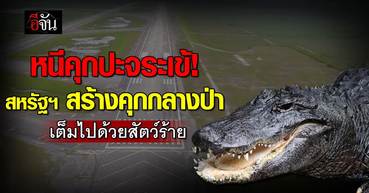 สหรัฐฯ สร้างคุกขังผู้อพยพ กลางป่าเต็มไปด้วยสัตว์ร้าย 