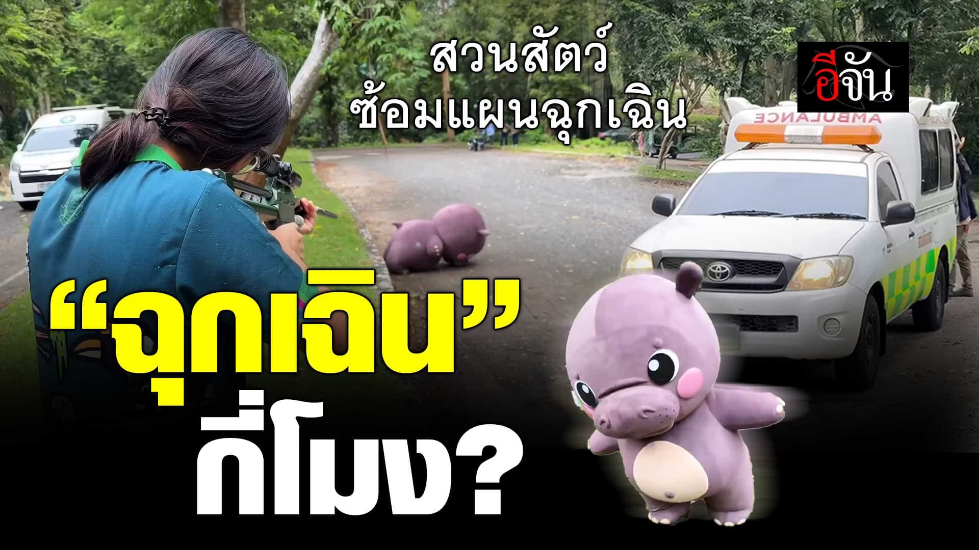 🎬 สวนสัตว์ ซ้อมแผนฉุกเฉิน “ฉุกเฉิน” กี่โมง?