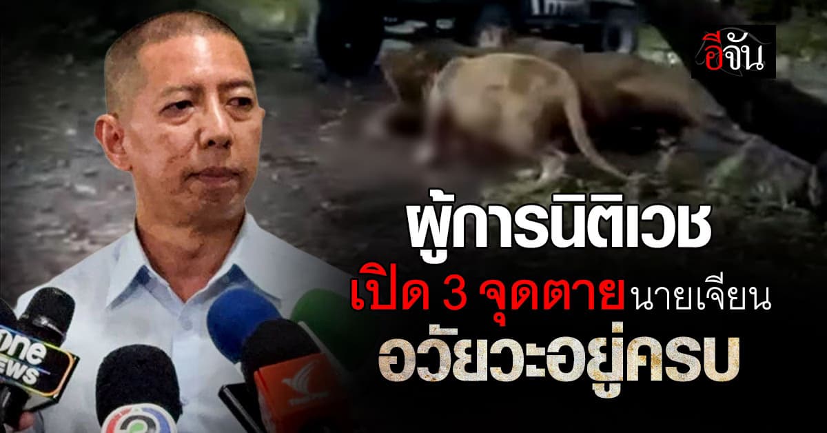 เปิด 3 จุดตาย นายเจียน คนงานสวนสัตว์ เหยื่อสิงโตขย้ำ