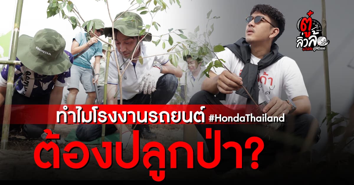 ทำไมโรงงานรถยนต์ ถึงต้องปลูกป่า?