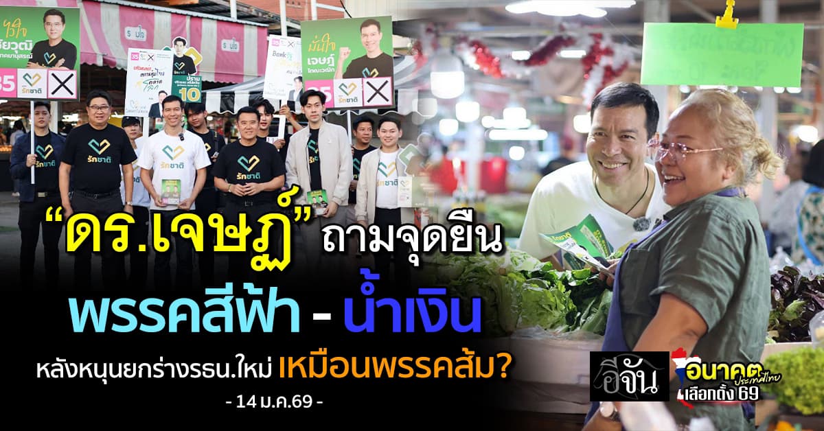 “ดร.เจษฏ์” จี้ถามจุดยืน  2 พรรคการเมือง หลังร่วมหนุนยกร่าง รธน.ใหม่ ชี้เอาใจใคร? 