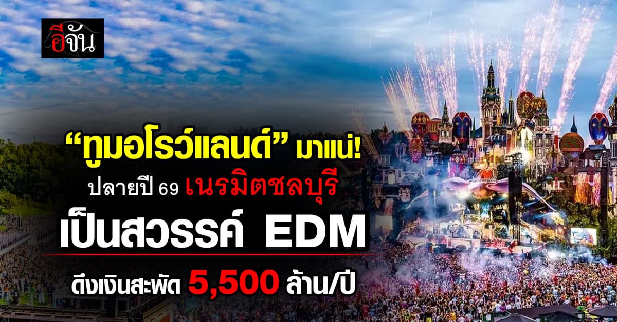 ครั้งแรกในเอเชีย “ทูมอโรว์แลนด์“ ปักหมุดชลบุรี คาดปลุกเศรษฐกิจ 5,500 ล้านบาท/ปี 