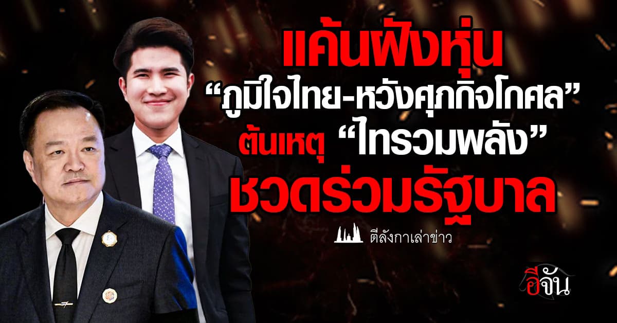 แค้นฝังหุ่น “ภูมิใจไทย-หวังศุภกิจโกศล” ต้นเหตุ “ไทรวมพลัง” ชวดร่วมรัฐบาล