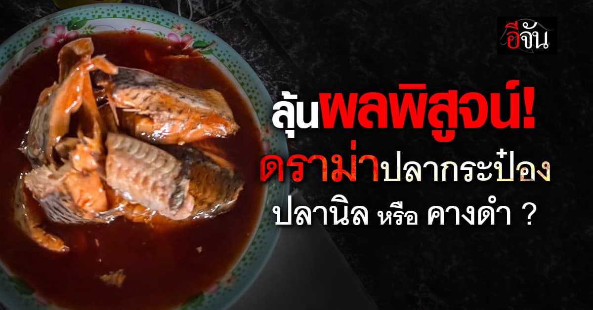 รอลุ้นผลพิสูจน์ “ปลากระป๋องดราม่า” เป็นปลานิลหรือคางดำ ?