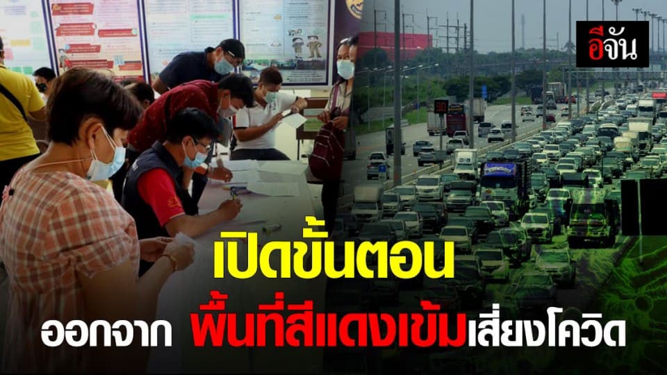 เช็กด่วน! เปิดขั้นตอน เดินทางออก 5 จังหวัด พื้นที่ควบคุมสูงสุด และเข้มงวด โควิด – 19