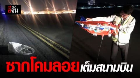 โคมลอยตกในเขตสนามบินเชียงใหม่