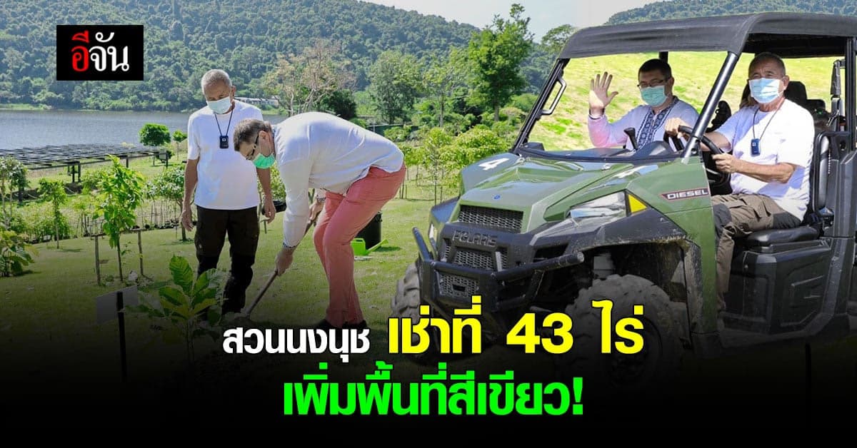 กรมป่าไม้ ให้ สวนนงนุช เช่าเขา 43 ไร่ สร้าง “สวนรุกขชาติ”