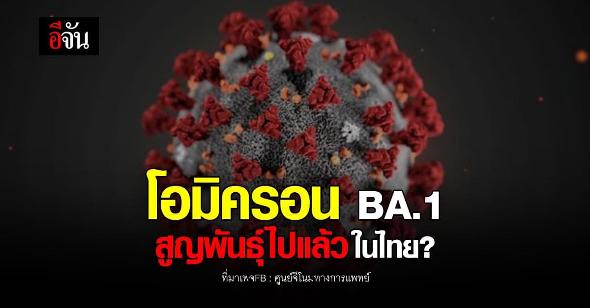 โรงพยาบาลรามาธิบดี ถอดรหัสพันธุกรรม พบ โอมิครอน สูญพันธุ์ในไทย!