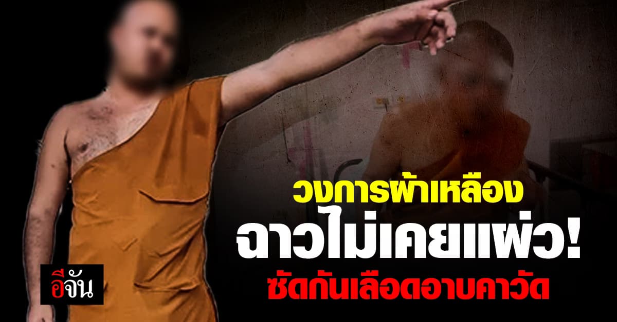 ฉาวผ้าเหลือง! พระเปิดศึกวางมวย หย่งชุน-ยิปมัน ตีกันในวัดเลือดอาบ