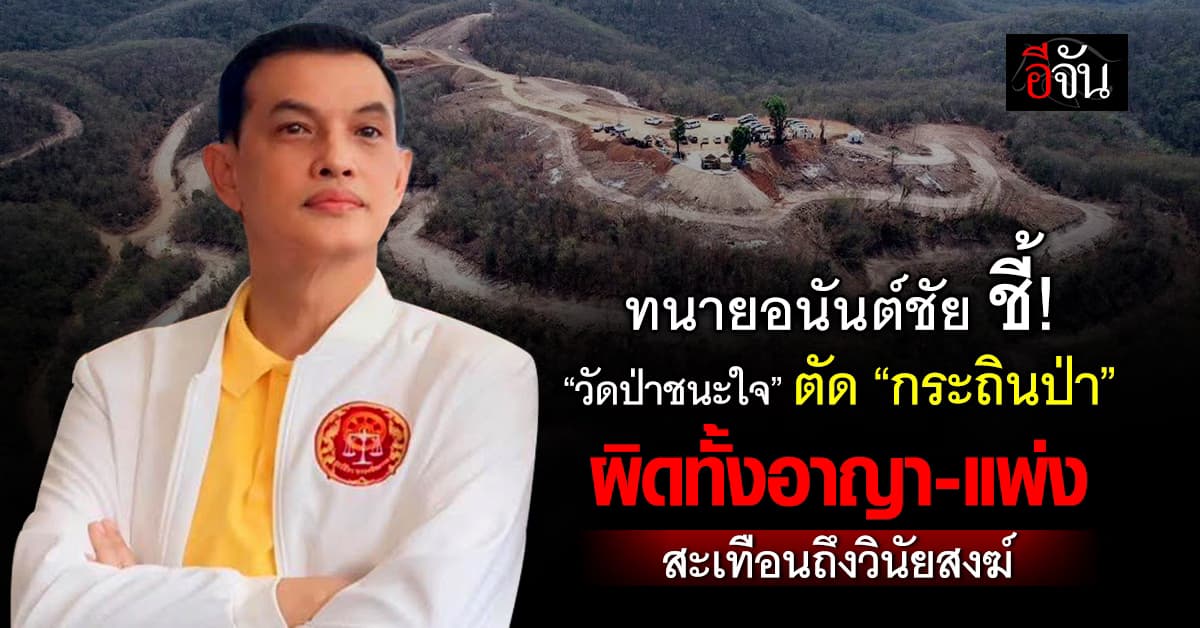 ทนายอนันต์ชัย ชี้! “ตัดกระถินป่า” ในที่รัฐ ผิดหนักถึงคุก!